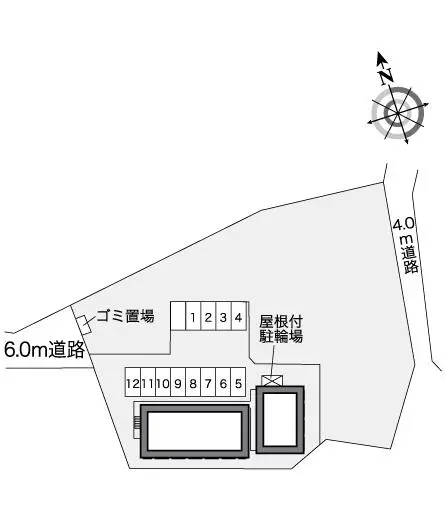 ★手数料０円★新潟市秋葉区程島　月極駐車場（LP）